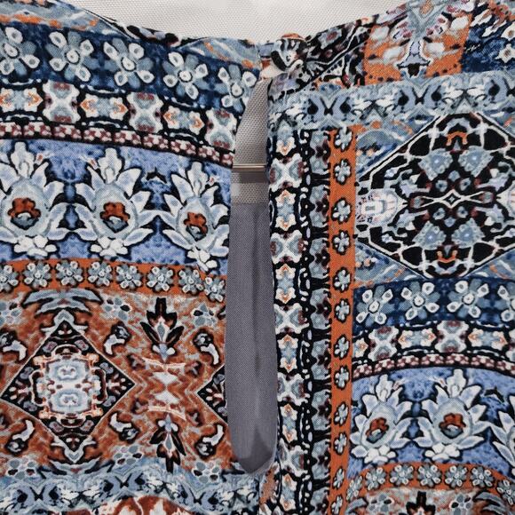 Lulus Dress Womens Extra Small Multicolor Southwestern Boho Keyhole Back Mini - Picture 9 of 15